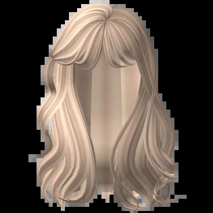 Messy Wavy Bubbly Girl Hair In Blonde Roblox Item Rolimon S