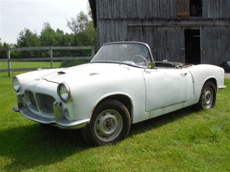 1957 Fiat 1100 Tv Trasformabile Spyder Convertible Rare Needs