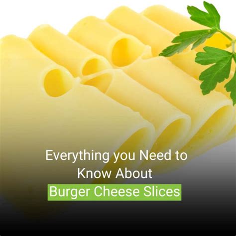 Everything You Need To Know About Burger Cheese Slices