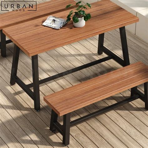 ADAMSON Outdoor Solid Wood Dining Table – Urban Mood