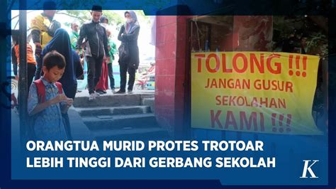 PUPR Minta Maaf Soal Gaduh Trotoar Di Gerbang Masuk SDN 1 Pondok Cina