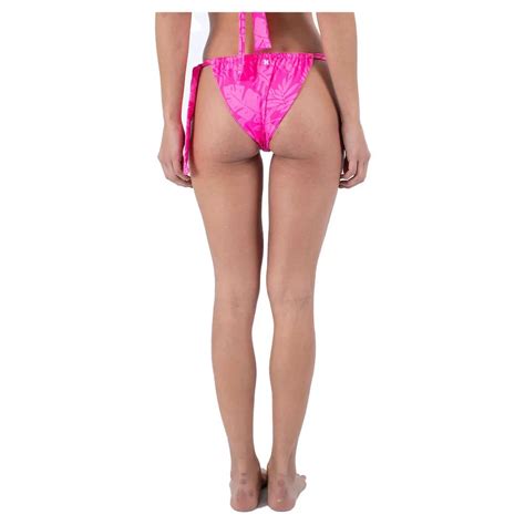 Hurley Jungle Walk Cheeky Soft Tie Bikini Bottom Pink Dressinn