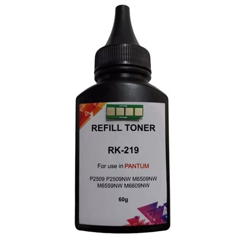 Botella De Recarga Toner Pantum Rk Pd P W M Nw Negro