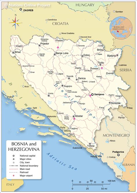 Bosnia Location On World Map Map