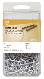 Hillman Panel Nails 1 White Card 1 Lb Amazon In Home Improvement