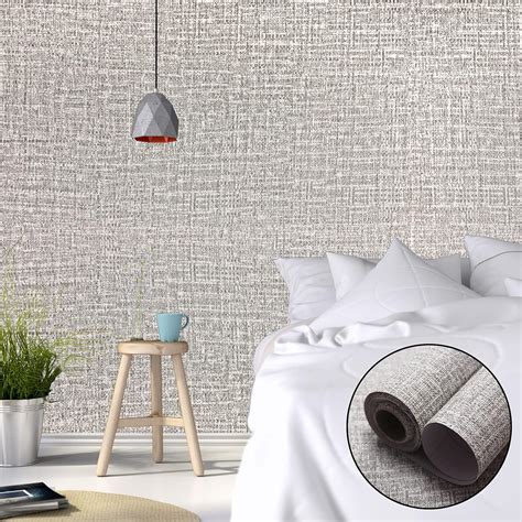 Buy Wadile Peel And Stick Wallpaper 157in X 787in Grasscloth Contact Paper For Cabinets