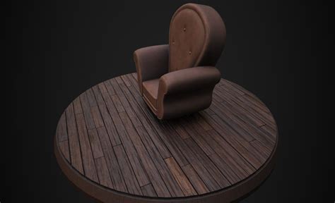 Sillón de dibujos animados modelo 01 Modelo 3D 2 unknown 3ds fbx