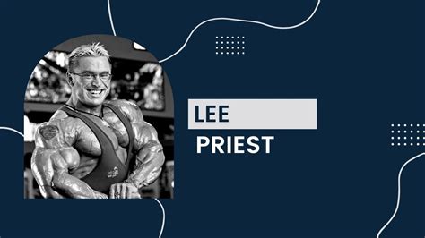 Lee Priest Net Worth Career Lifestyle Earnings Age Height Bio