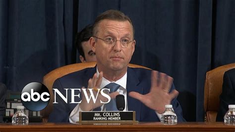 Rep Doug Collins Delivers Impeachment Opening Statement L Abc News