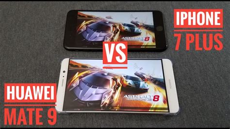 Huawei Mate 9 Vs IPhone 7 Plus Gaming Comparison 4K YouTube