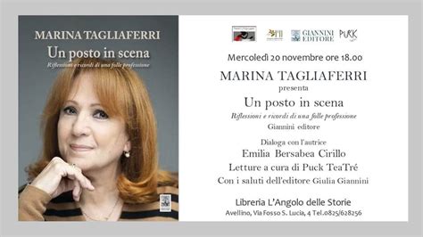 L Attrice Di Un Posto Al Sole Marina Tagliaferri Presenta Il Suo Libro