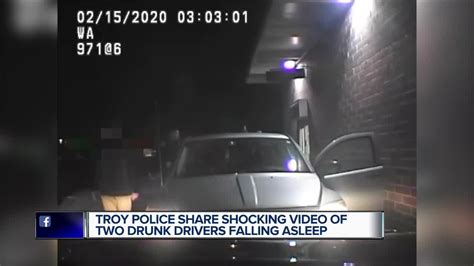 Video 2 Alleged Drunk Drivers Fall Asleep Simultaneously At Troy