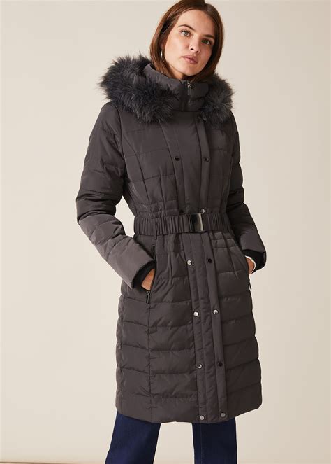 Leona Long Puffer Coat | Phase Eight UK