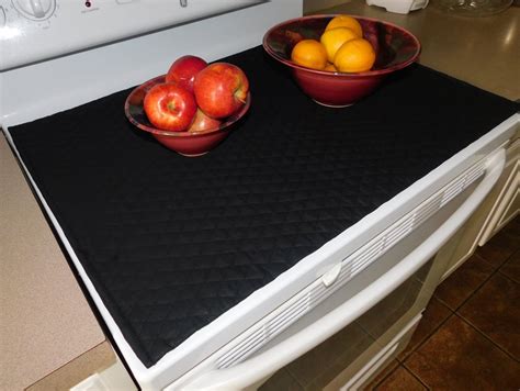 Glass Top Stove Cover And Protector Quilted Material Etsy Canada