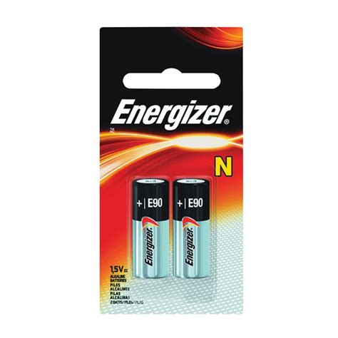 Energizer E90 E90BP-2 Battery, 1.5 V Battery, 1 Ah, Alkaline, Manganese ...