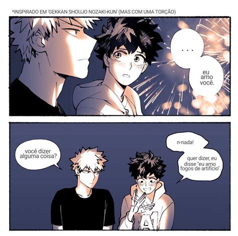 Imagens Mini Comics Bakudeku Anime Fireworks Fan Art