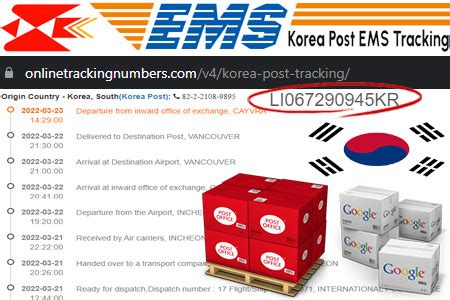 Korea Post Tracking - Online KoreaPost Courier Track & Trace Status