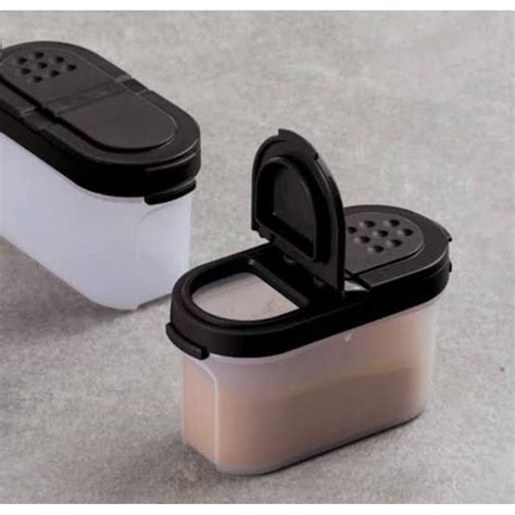 Tupperware Porta Tempero Pequeno Ml Preto Shopee Brasil