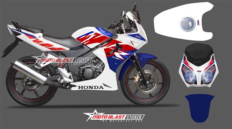 Modifikasi Striping Honda CBR150R Karbu Thailand Anniversary Fireblade