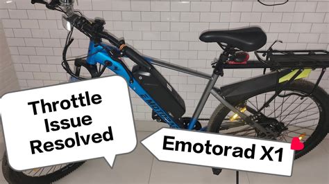 Emotorad X Throttle Issue Solved Emotorad X Best Electric Cycle