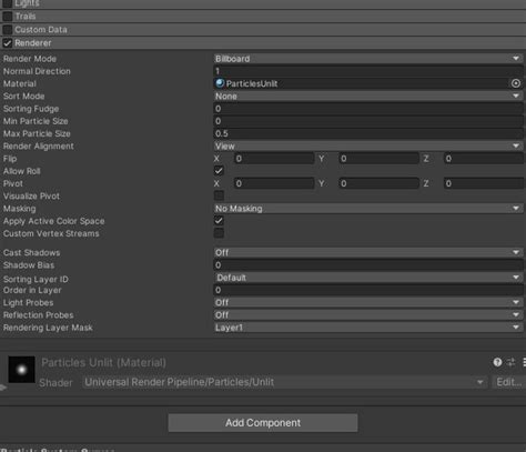 Unity For Games On Twitter The Option To Add Custom Vertex Streams