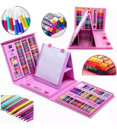 Kit 208 Piezas Lapices De Colores Arte Profesional Dibujo Cuotas Sin