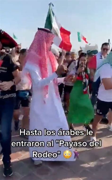 VIDEO Aficionados mexicanos enseñaron a árabes cómo bailar Payaso de