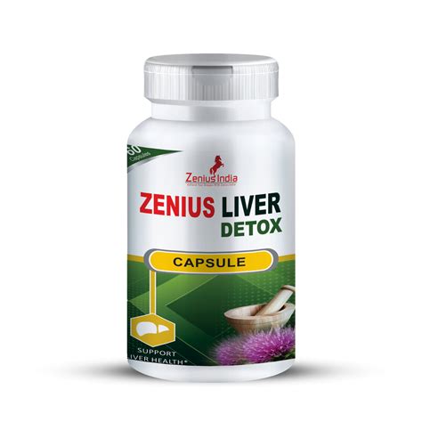 Zenius Liver Detox Casule For Liver Treatment Capsule Liver Health Supplements 60 Capsules