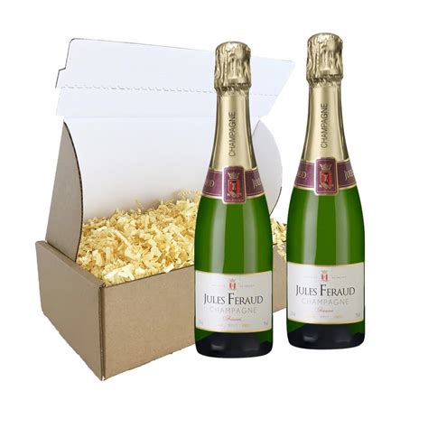 Jules Feraud Brut Champagne Half Bottle 37 5cl Twin Postal Box Buy