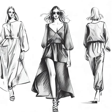 Draw Fashion Collection Illustration Or Sketch By Sadiyarbifaer Fiverr