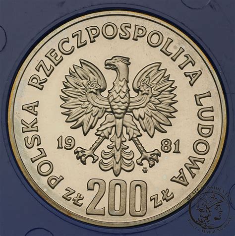 Polska PRL 200 złotych 1981 Władysław Herman st L archiwum niemczyk pl