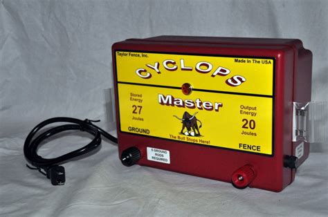 Cyclops Master Plug Inac Powered 20 Joule Electric Fence Charger Cyclops Electric Fence