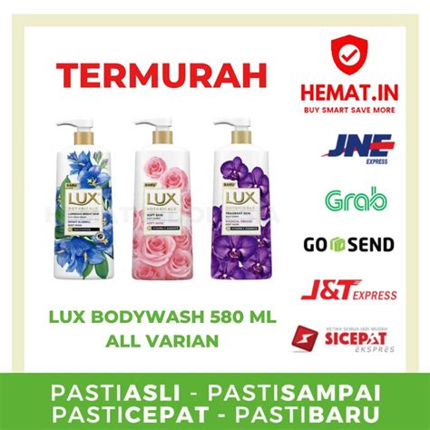 Jual LUX BOTANICAL BODY WASH SABUN MANDI CAIR 580ML PUMP BOTOL 580ML