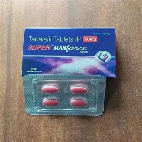 Super Manforce 20 Mg Tablet At Rs 275 Stripe Shraddha Society Surat