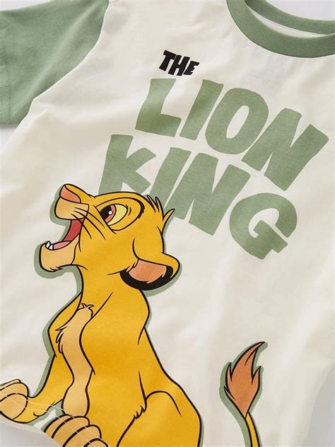 Disney The Lion King Disney Lion King Simba Short Sleeve Pyjamas Green Uk