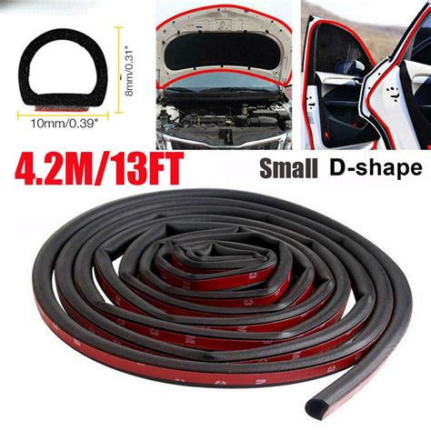 Universal Weatherstrip Small D Shape Car Door Rubber Weather Seal