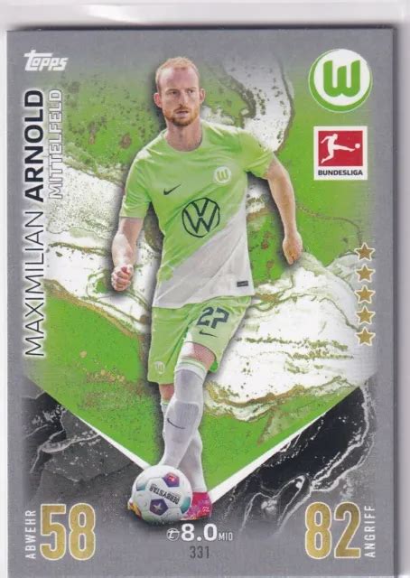 TOPPS 2023 2024 MATCH Attax Bundesliga 23 24 Mappa No 331 Maximilian