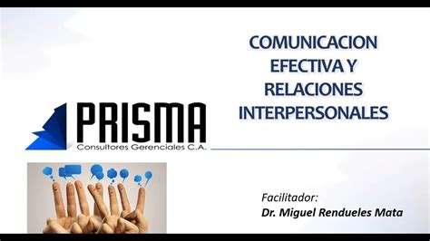 Conversatorio Online Comunicación Efectiva Y Relaciones Interpersonales Youtube