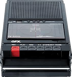 Qfx Gravador De Fita Retr Port Til Toca Fitas Anal Gicas Usb