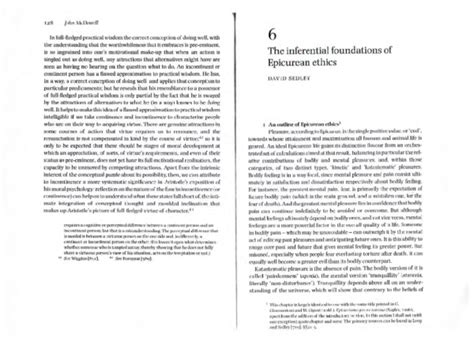 (PDF) The inferential foundations of Epicurean ethics | David N Sedley - Academia.edu