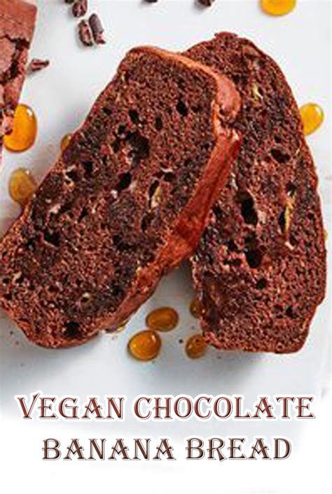 Vegan Chocolate Banana Bread