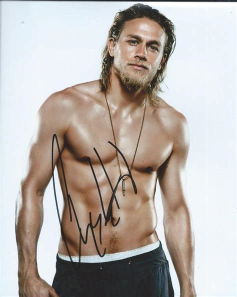 Charlie Hunnam Sons Of Anarchy Shirtless Hand Signed X Photo