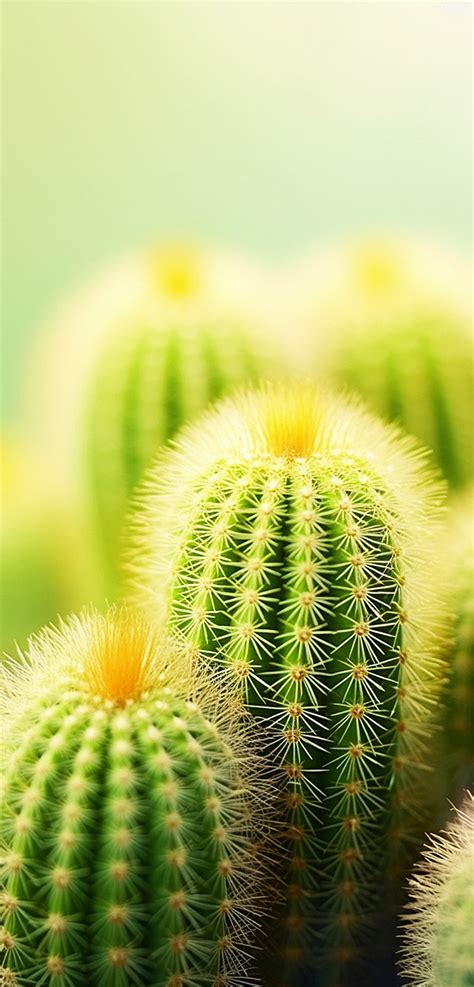 desert cactus illustration background wallpaper image