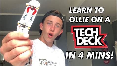 How To Ollie On A Tech Deck Easiest Way 20 Youtube