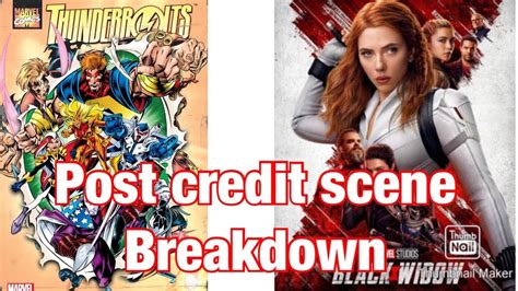 Black Widow Post Credit Scene Breakdown And Thunderbolts Theory