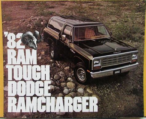 1982 Dodge Ramcharger Color Sales Folder Original - Etsy