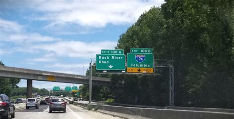 scdot  permanently close   westbound  ramp  bush river road
