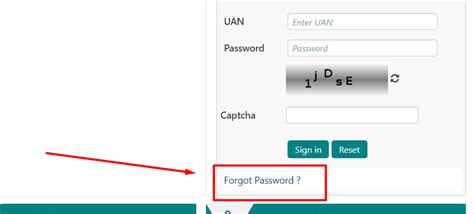 Epfo Password Change Uan Member E Sewa Portal