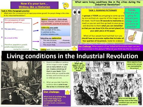 Living Conditions In The Industrial Revolution Teaching Resources