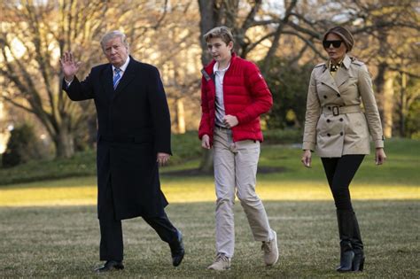 Barron Trump appears to be taller than both his parents in new photos